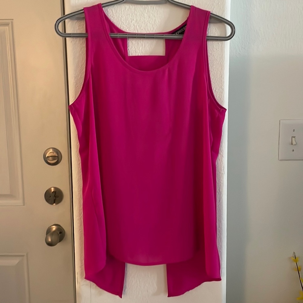 Express Pink ‘Cut Out’ Back Top Size S